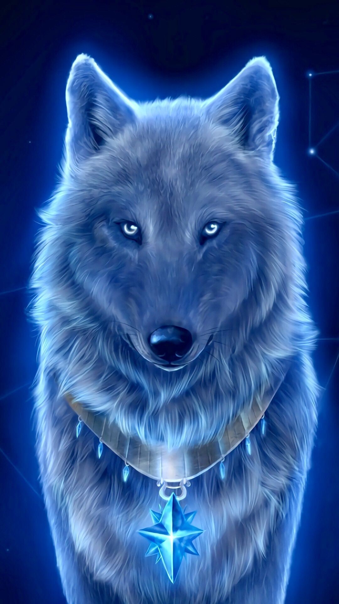The Shadow Pack Images Blue Eyed Wolf - Imagenes Kawaii De Lobos - HD Wallpaper 