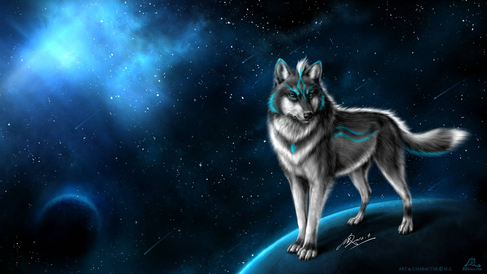 Wolf Cool Backgrounds - HD Wallpaper 