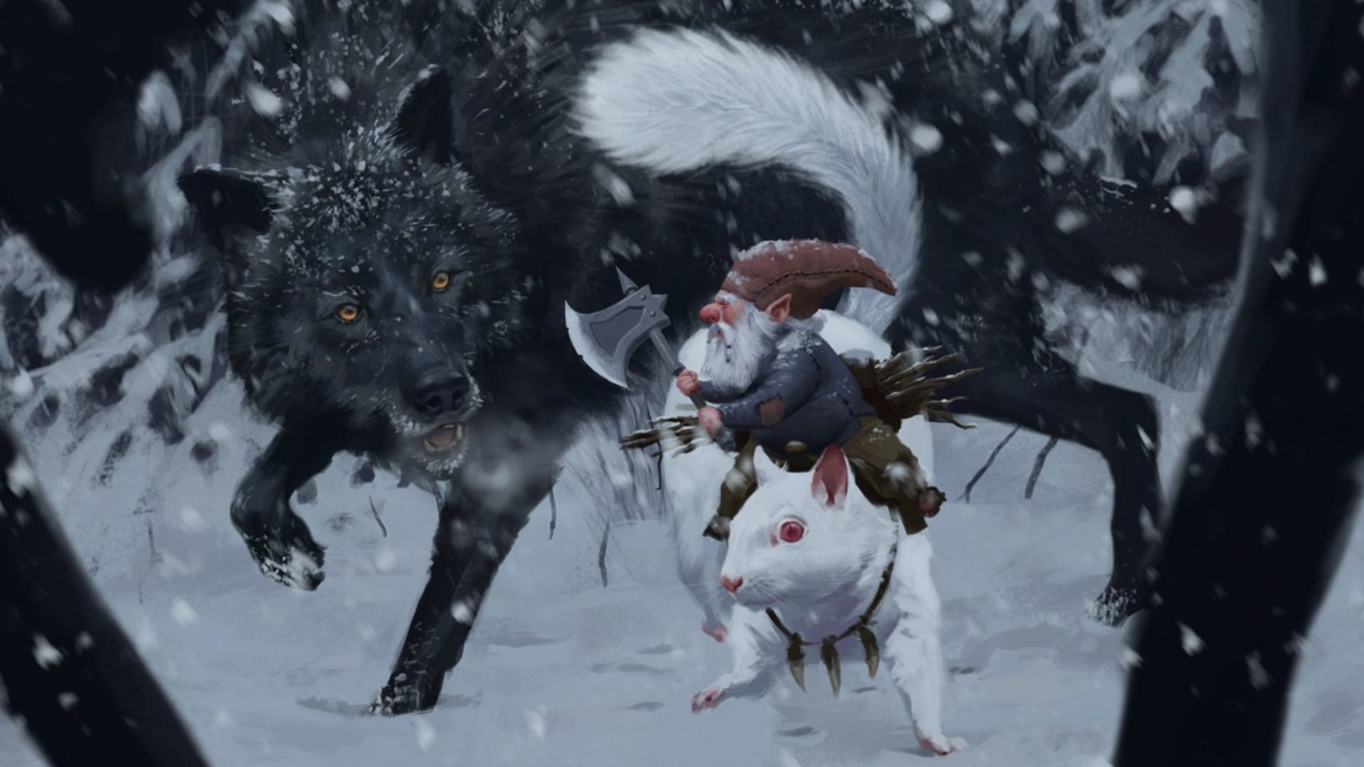Dwarf Wolf - HD Wallpaper 
