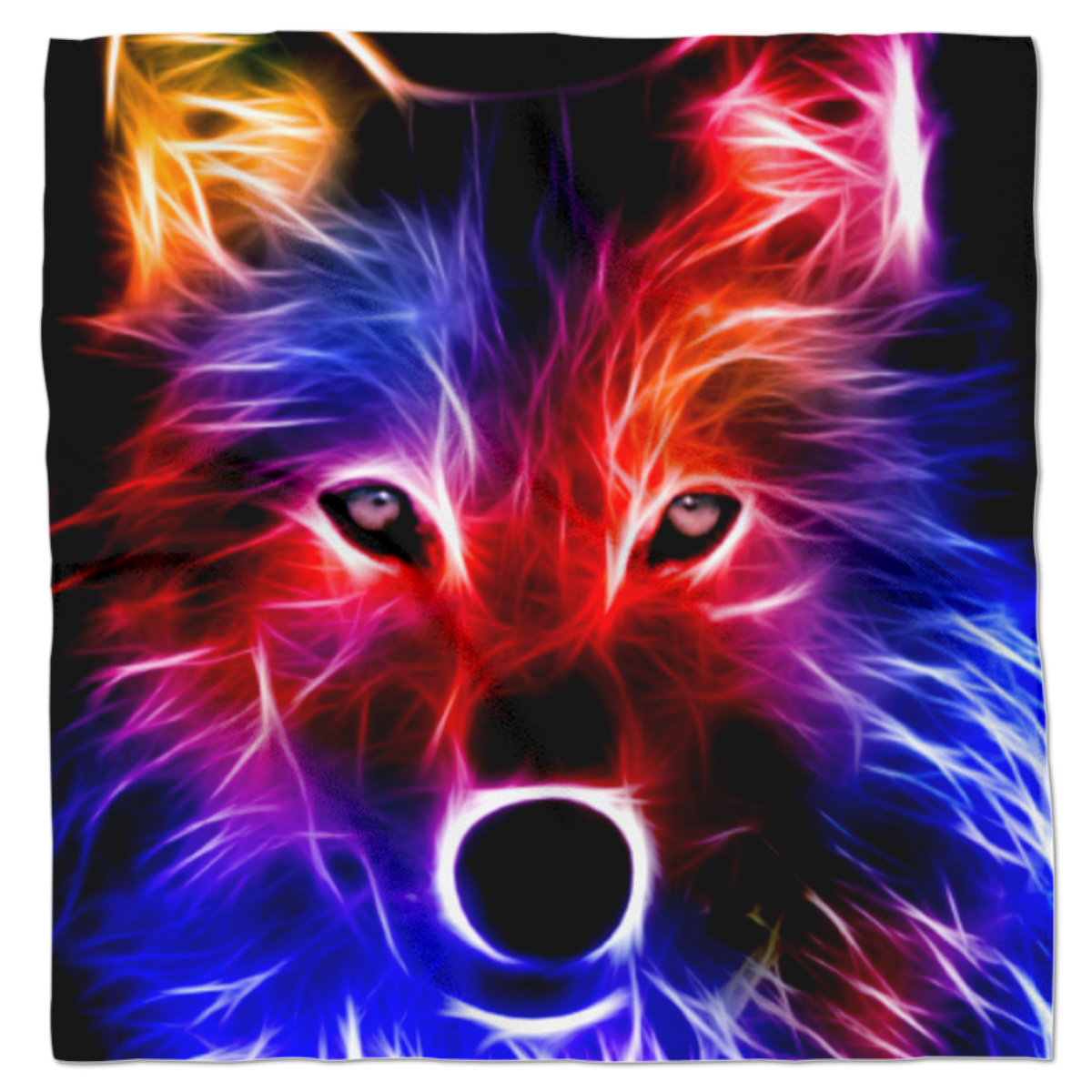 Neon Wolf Wallpaper - HD Wallpaper 