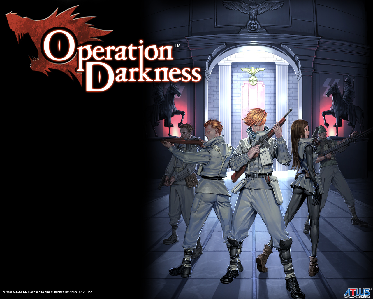 Wolf Pack Members Wallpaper - Adolf Hitler Operation Darkness - HD Wallpaper 