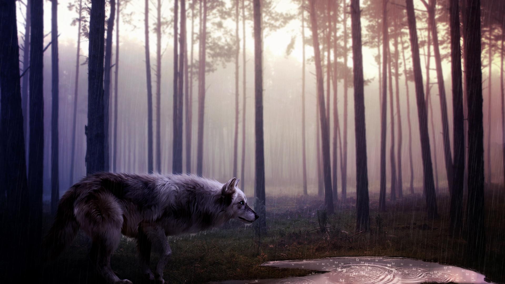 Abstract Wolf Wallpaper - Johnny Hallyday Vivre Pour Le Meilleur - HD Wallpaper 