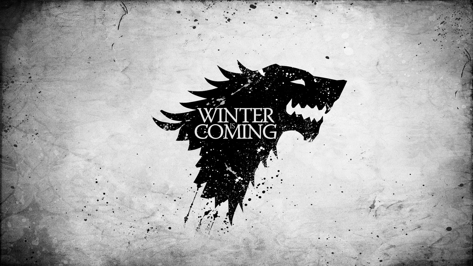 Game Of Thrones Stark Wolf Emblem Motto Tv Show Movie - Winter Is Coming - HD Wallpaper 