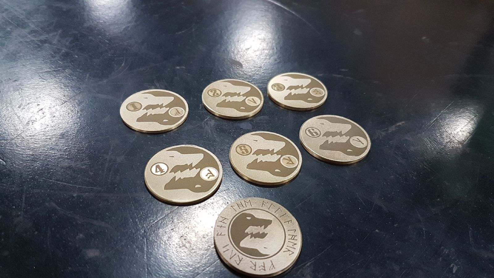 Metal Warhammer Objective Markers - HD Wallpaper 