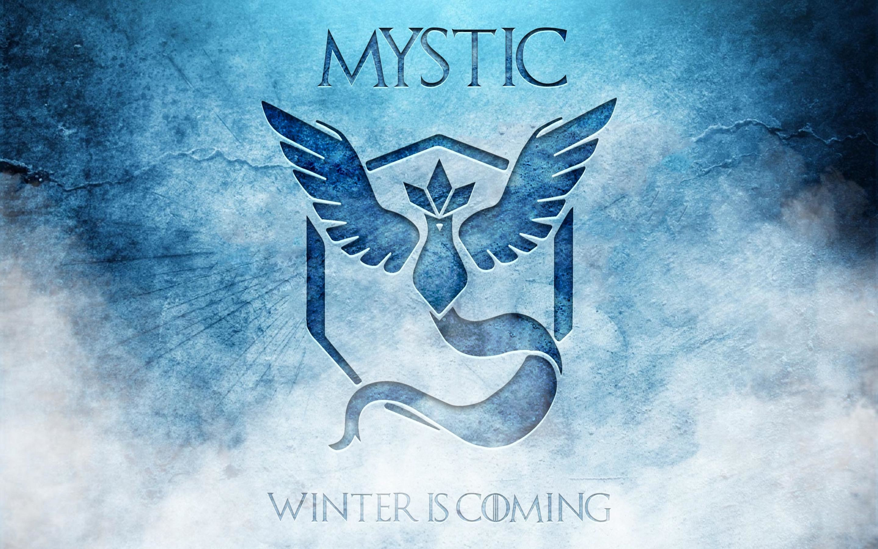 Game Of Thrones Wallpaper, Winter Is Coming Stark Wallpapers - Pokemon Go Team Mystic - HD Wallpaper 