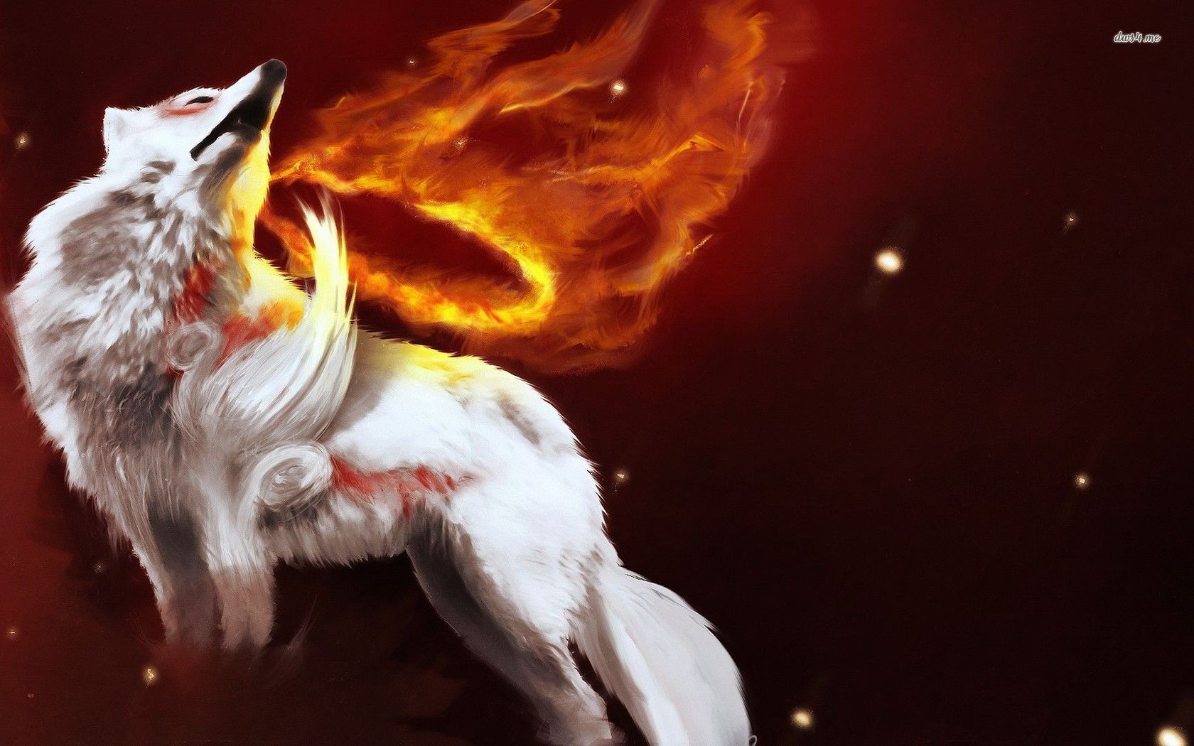 Alpha Wallpaper Wolf Fantasy - HD Wallpaper 