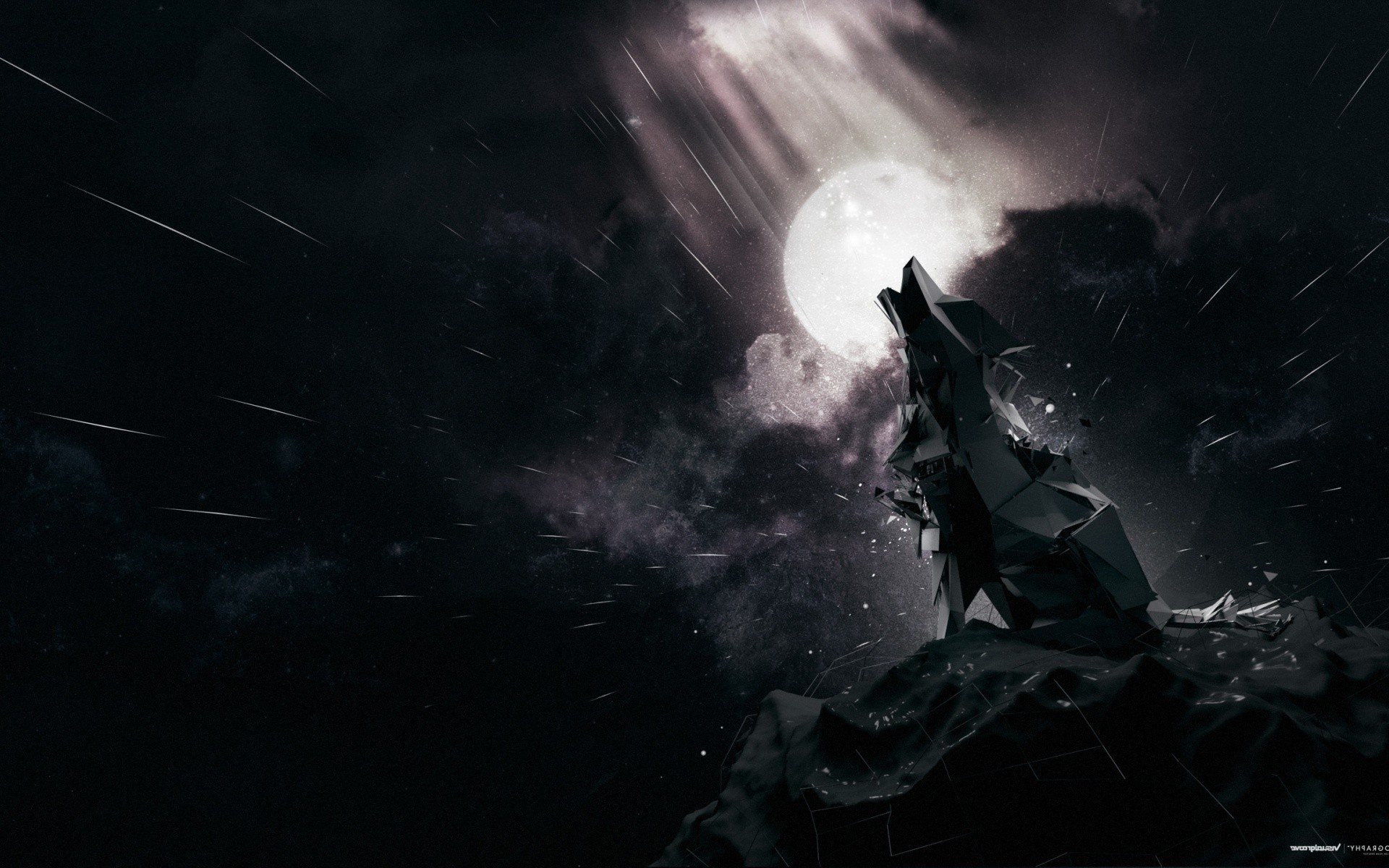 Wolf Howling Wallpaper Hd - HD Wallpaper 