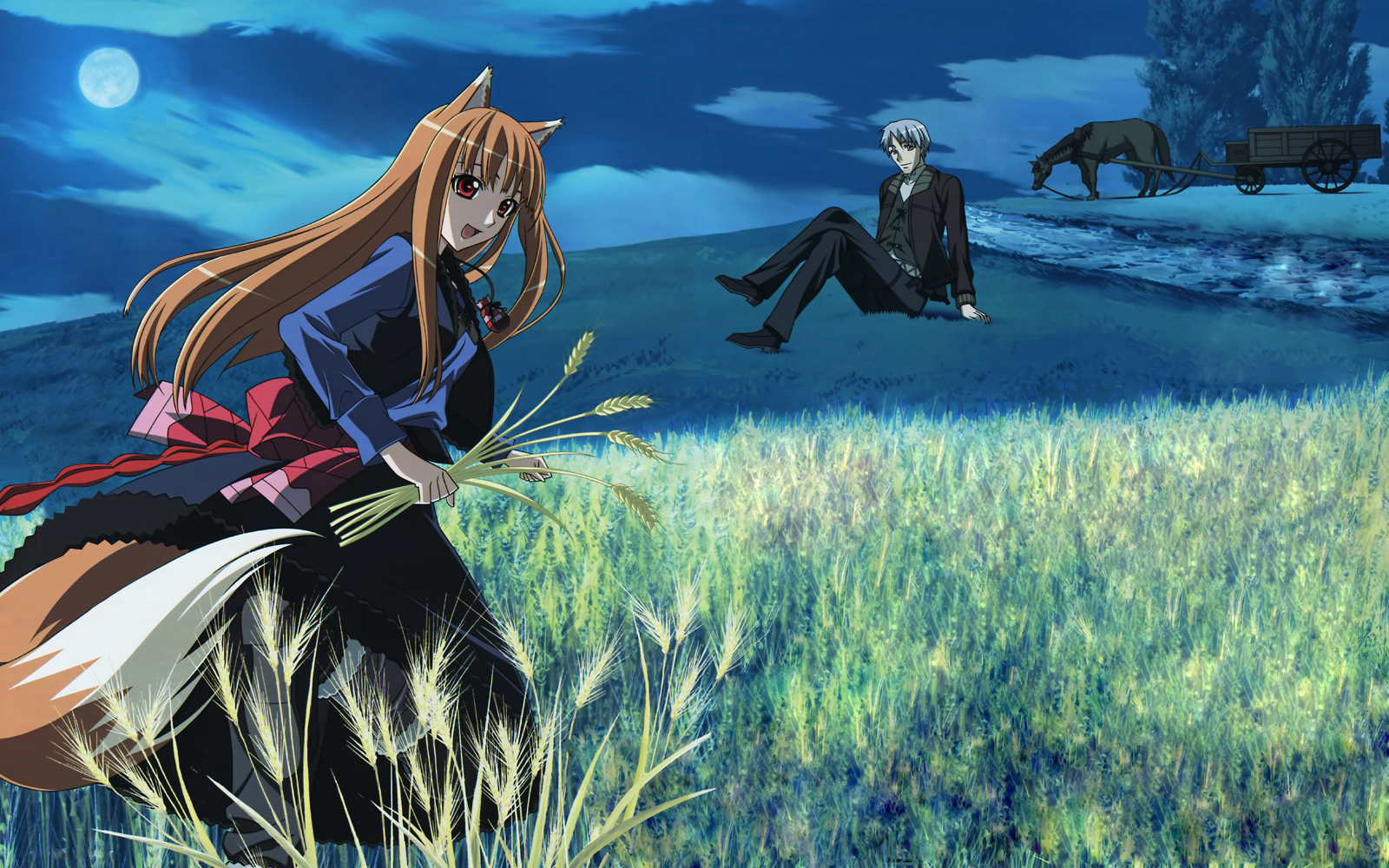 Spice And Wolf Background - HD Wallpaper 