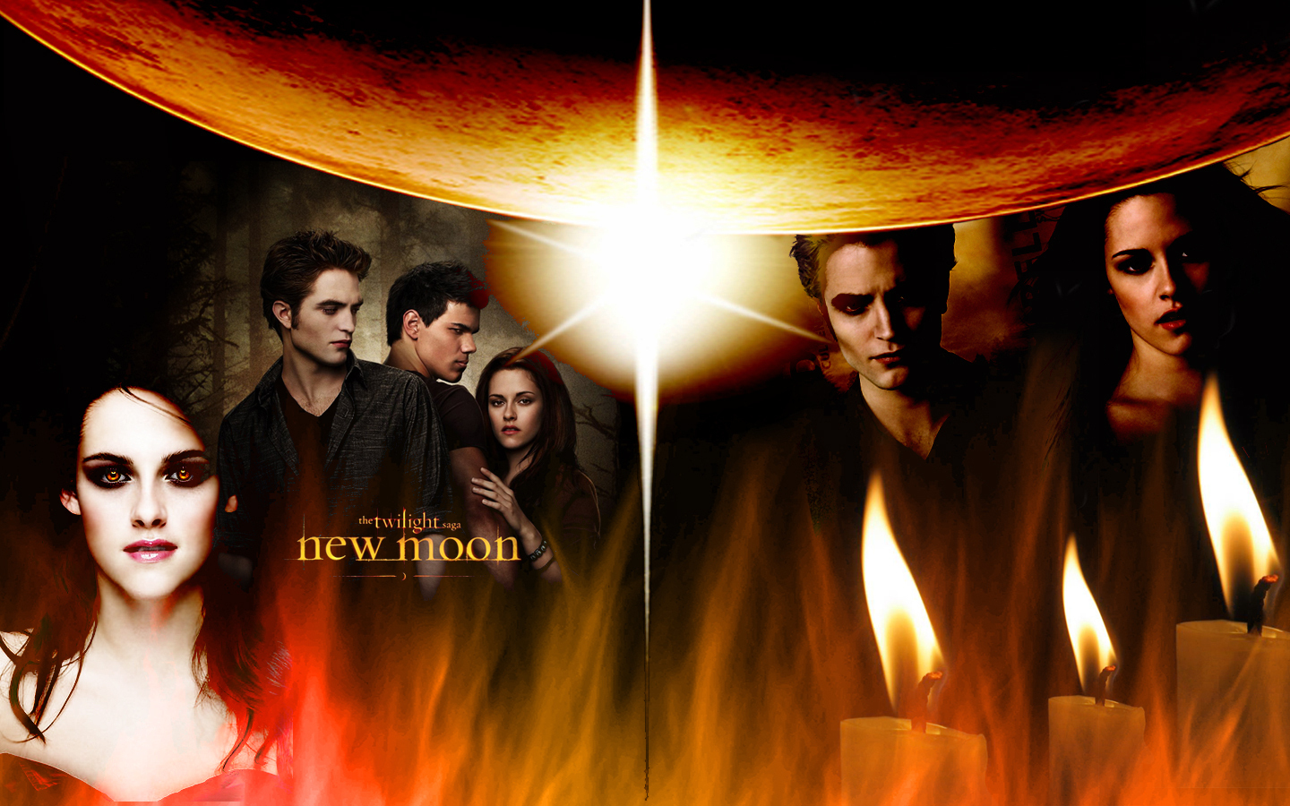 New Moon Wallpaper - Twilight New Moon - HD Wallpaper 