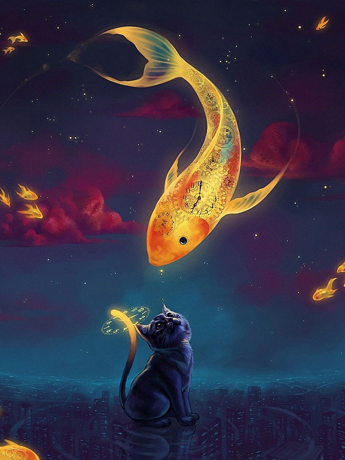 Koi Fish Wallpaper Iphone - HD Wallpaper 