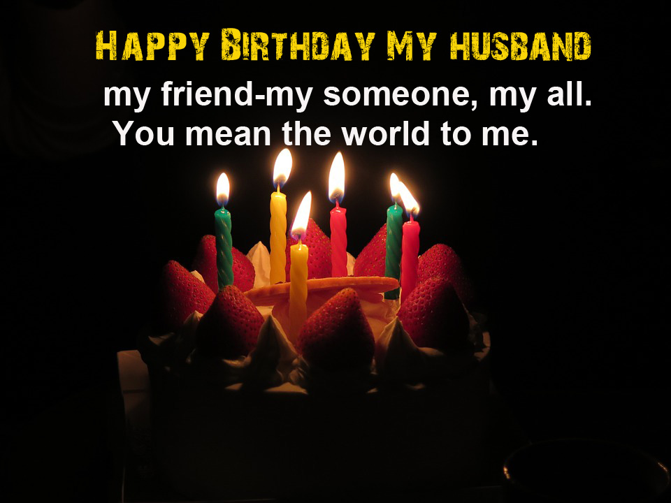 Romantic Birthday Wishes For Husband - HD Wallpaper 