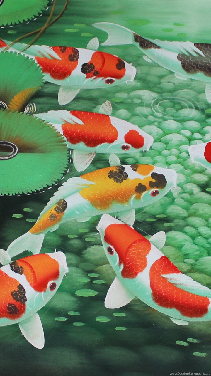 Koi Fish Wallpaper - Cross Stitch Patterns Koi Free - HD Wallpaper 