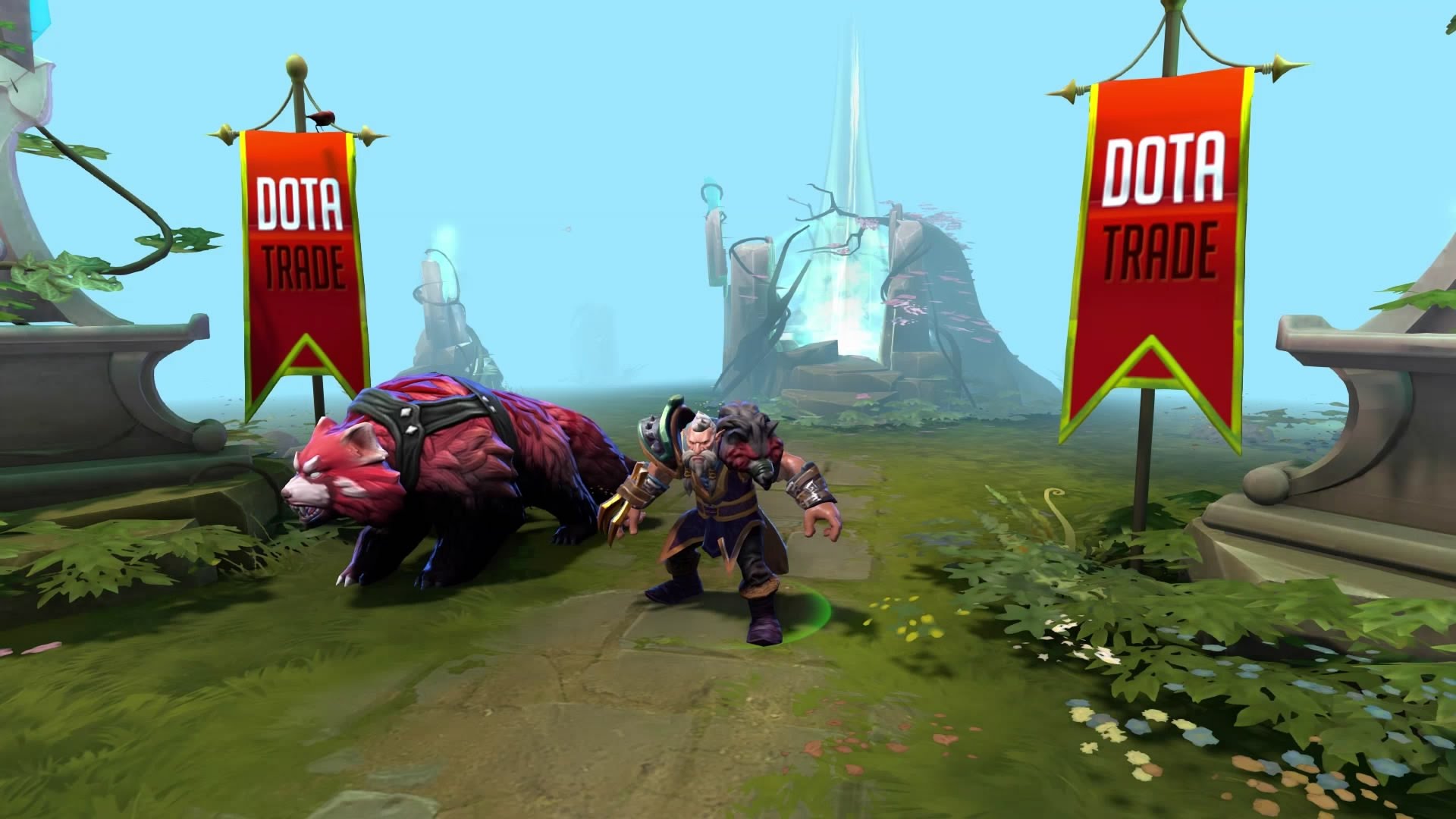 Lone Druid Dota 2 Panda - HD Wallpaper 