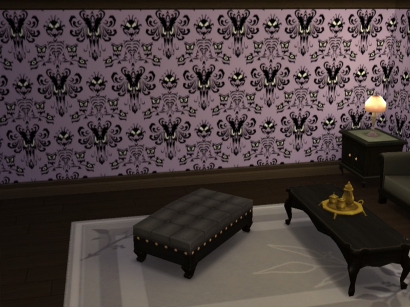 Haunted Mansion Sims 4 Wall - HD Wallpaper 