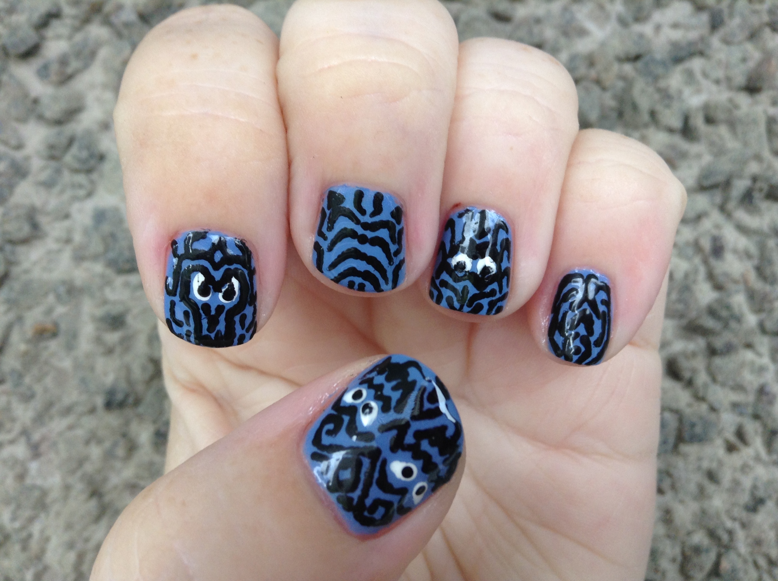 Haunted Mansion - Haunted Mansion Nail Art - HD Wallpaper 