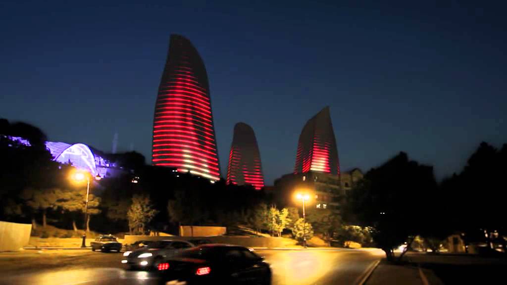 برج النار في اذربيجان - HD Wallpaper 