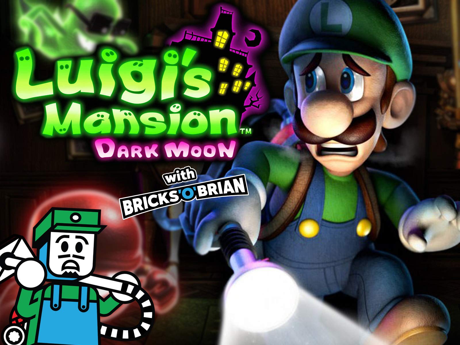 Luigi's Mansion: Dark Moon - HD Wallpaper 