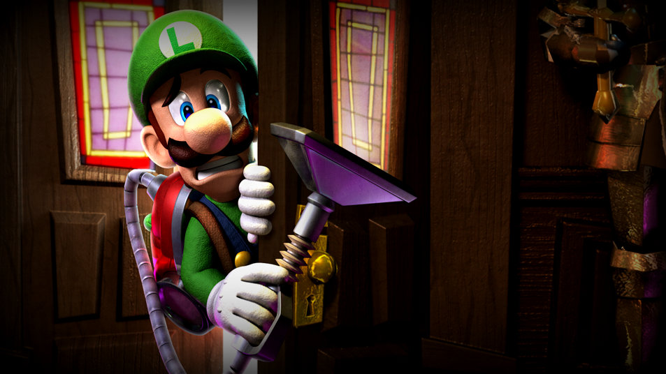 Luigi's Mansion Dark Moon Luigi - HD Wallpaper 