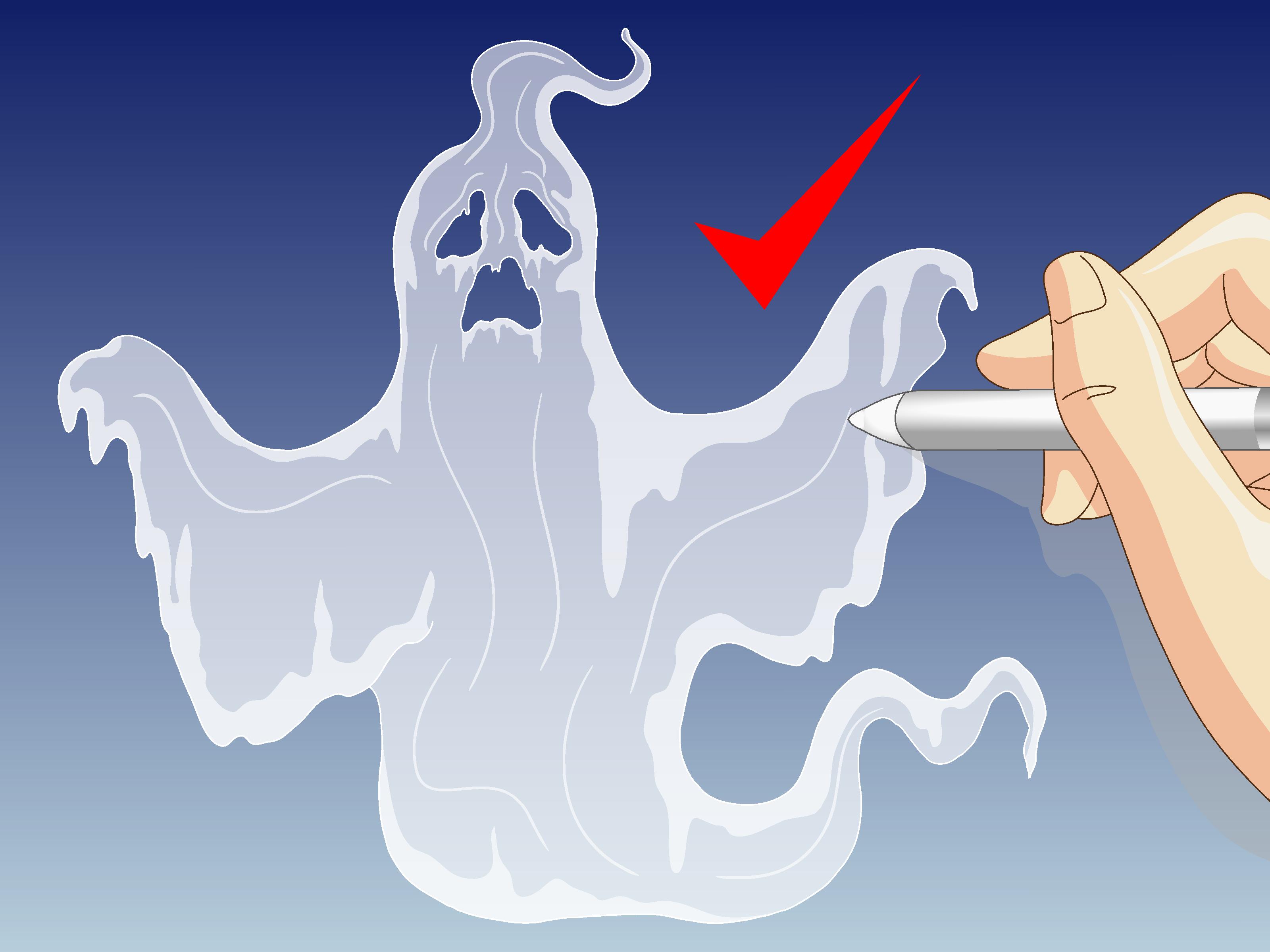 Image Titled Draw A Ghost Step - Ghost - HD Wallpaper 