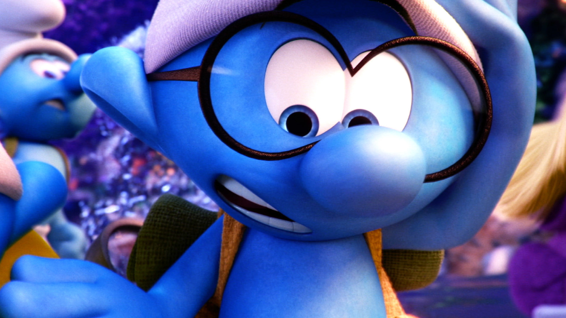 Brainy The Smurfs Wallpaper - Cartoon - HD Wallpaper 