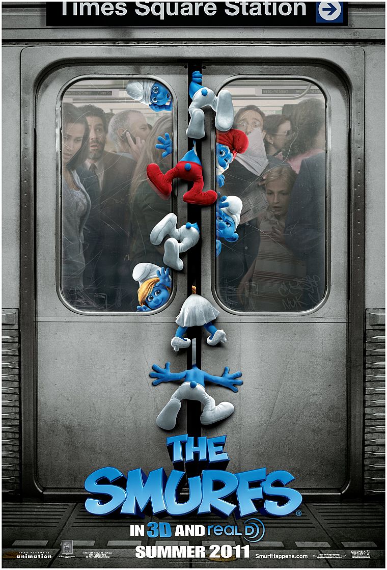 Smurfs Movie Poster - HD Wallpaper 