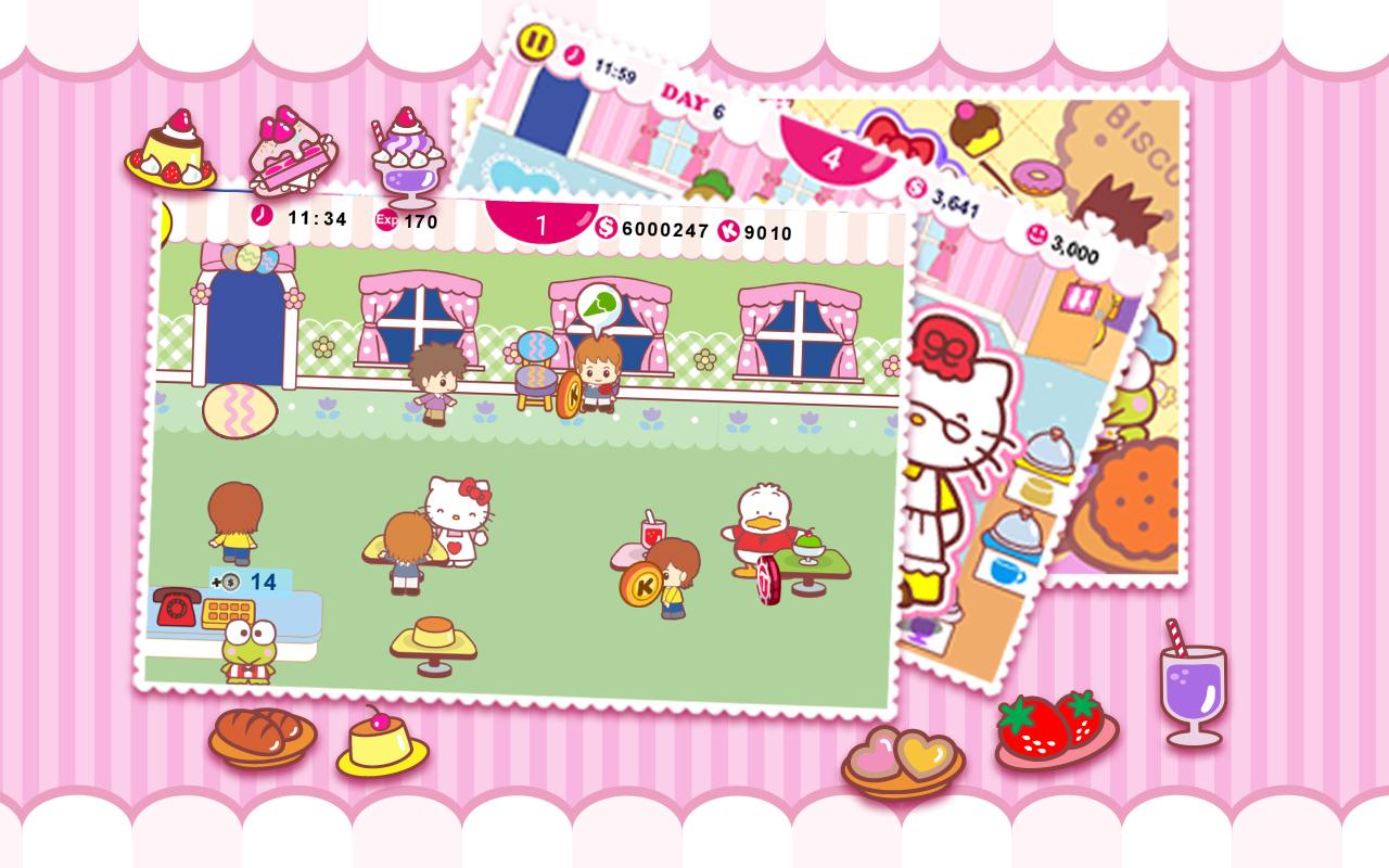 Hello Kitty Cafe Seasons - HD Wallpaper 