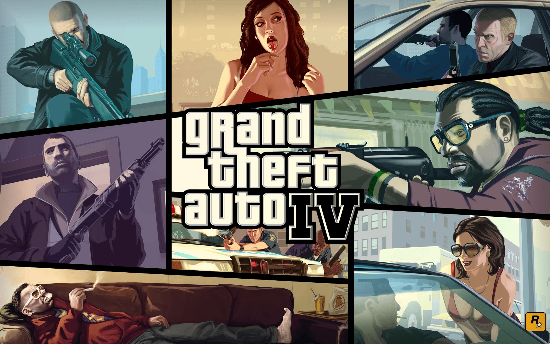 Wallpaper Of Video Game, Grand Theft Auto Iv, Gta Iv, - Gta Iv Wallpaper Hd - HD Wallpaper 