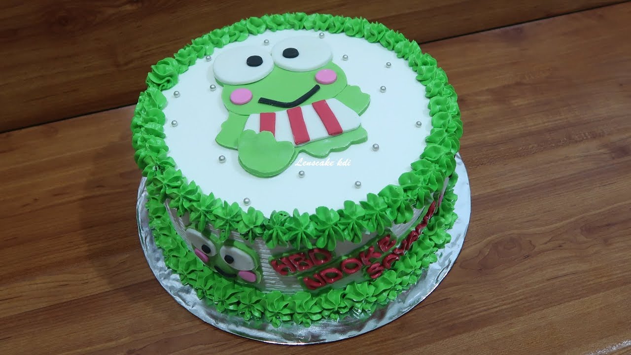 Kue Ulang Tahun Keroppi - HD Wallpaper 