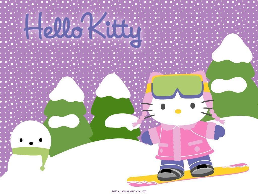 By Isaak Donwell Wallpaper For Android - Hello Kitty Christmas Desktop - HD Wallpaper 