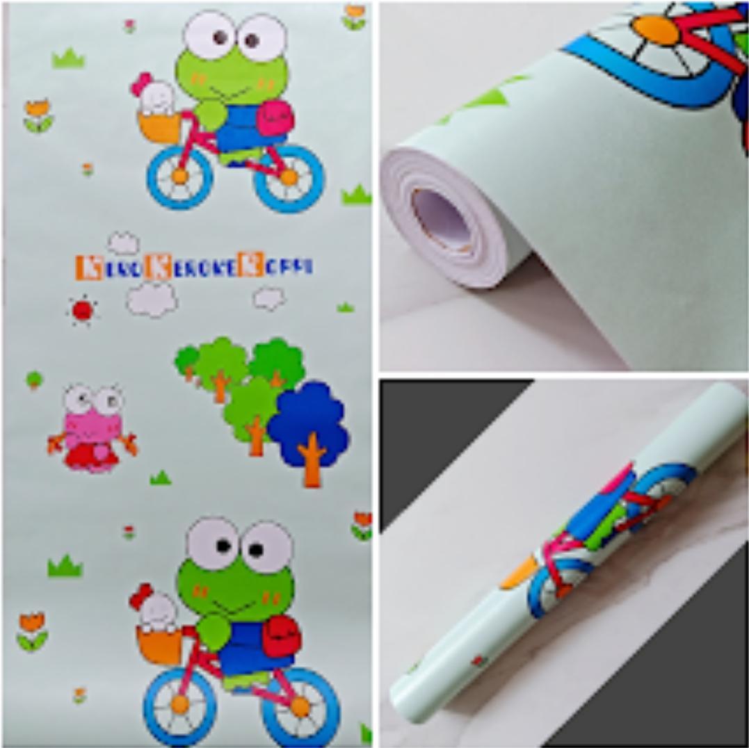 Tempelan Keroppi Di Dinding - HD Wallpaper 