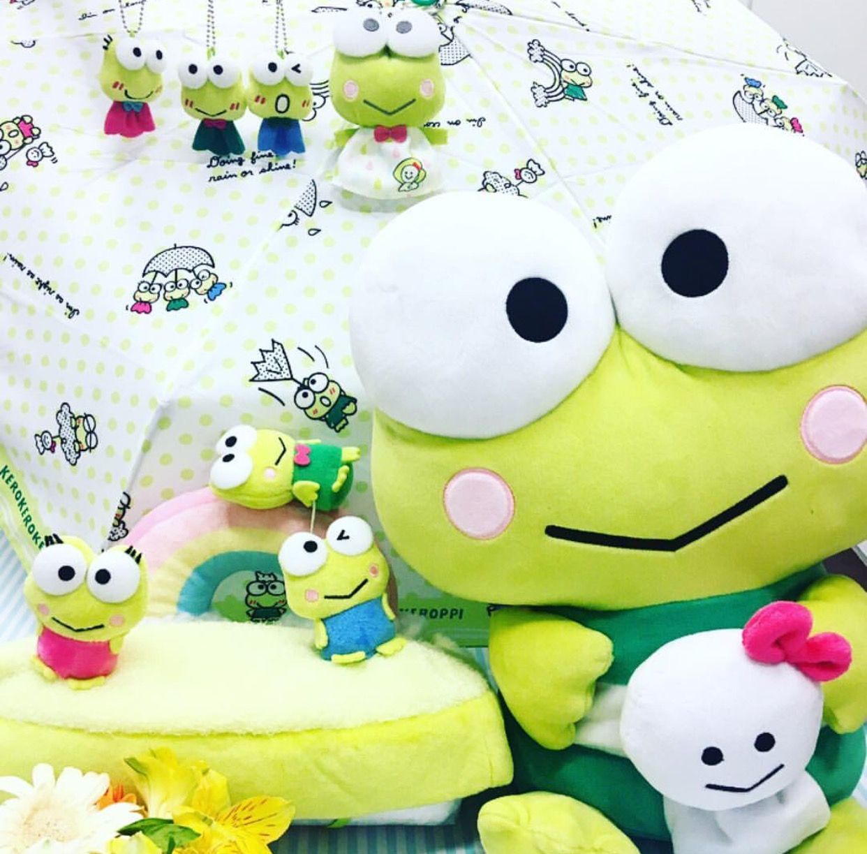 Keroppi Family O)))♡ - Stuffed Toy - HD Wallpaper 