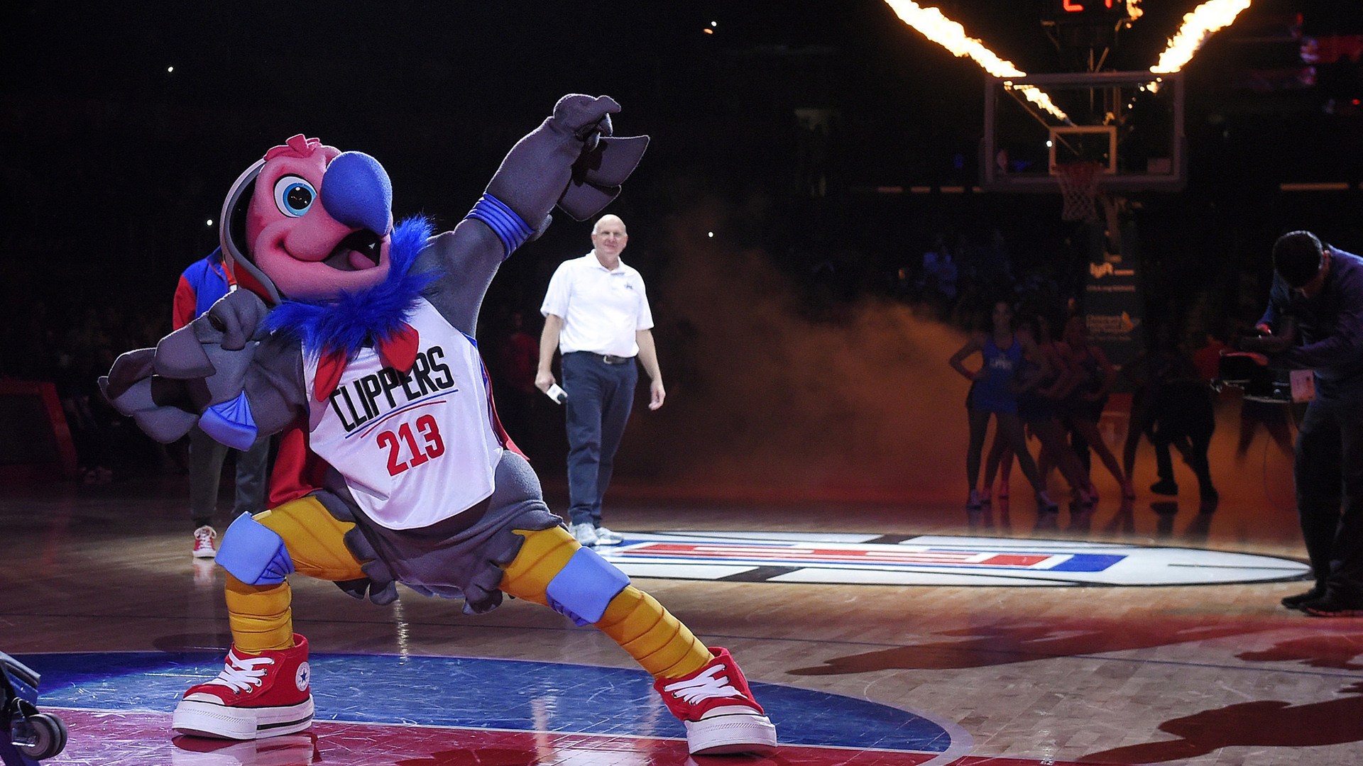 Clippers Mascot - HD Wallpaper 