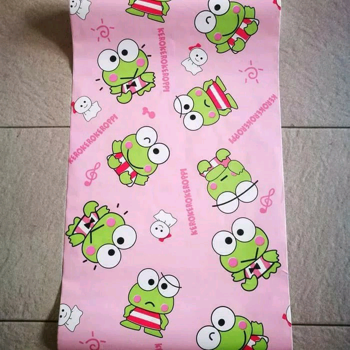 Wallpaper Dinding Keroppi Pink - Wallpaper - HD Wallpaper 