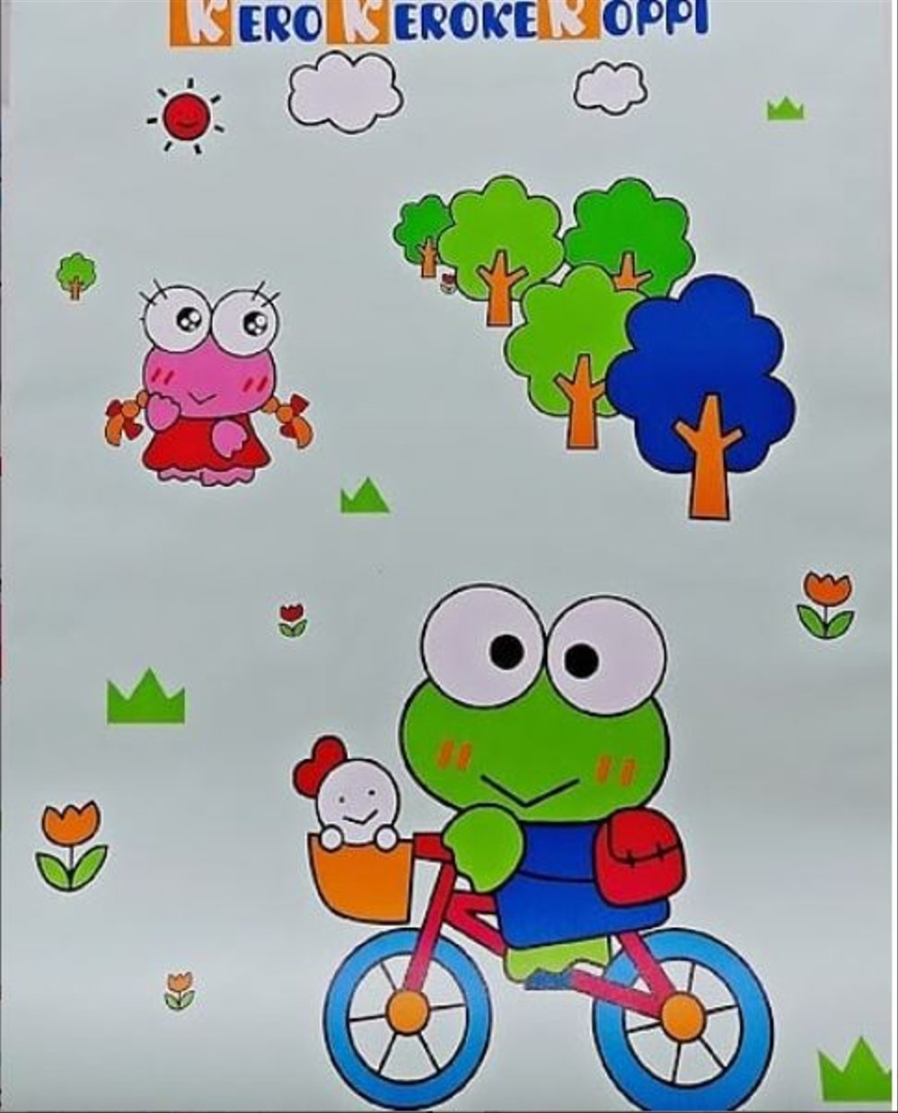  Wallpaper  Sticker Keroppi Hijau Kartun  Wallpaper  Lucu  