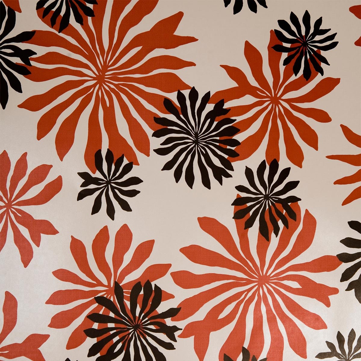 Fleur Wallpaper Missprint Soft White/red Misp1013 Missprint - HD Wallpaper 