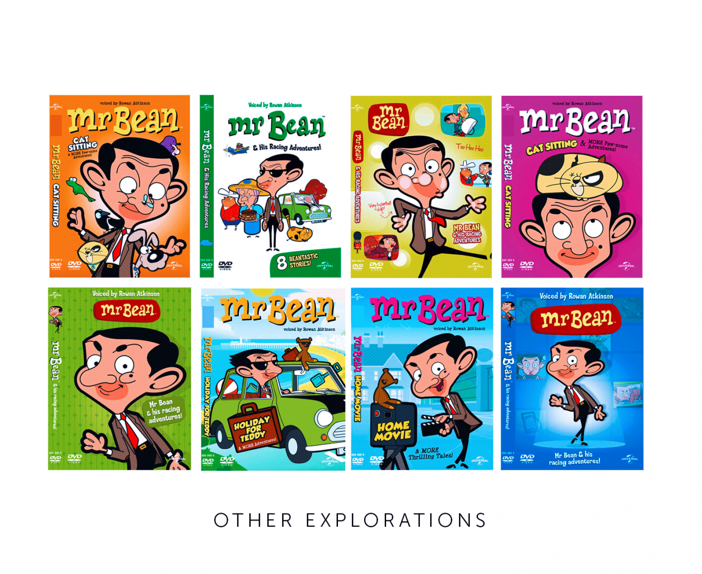 Mr Bean Animated Dvds - HD Wallpaper 