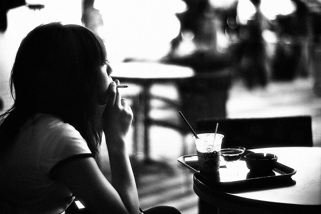 Coffee And Cigarettes 1 By Moaan / © All Rights Reserved - Rain Coffee And Cigarettes - HD Wallpaper 