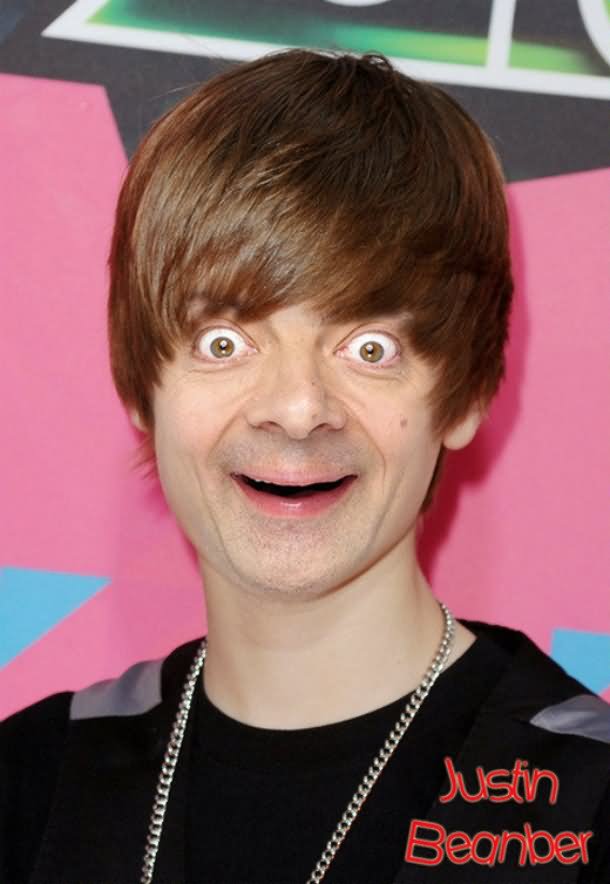 Justin Bieber Funny Mr Bean Image For Whatsapp - Mr Bean Justin Bieber - HD Wallpaper 