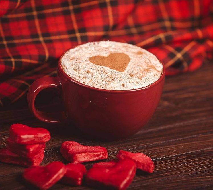 Love And Coffee Background - HD Wallpaper 