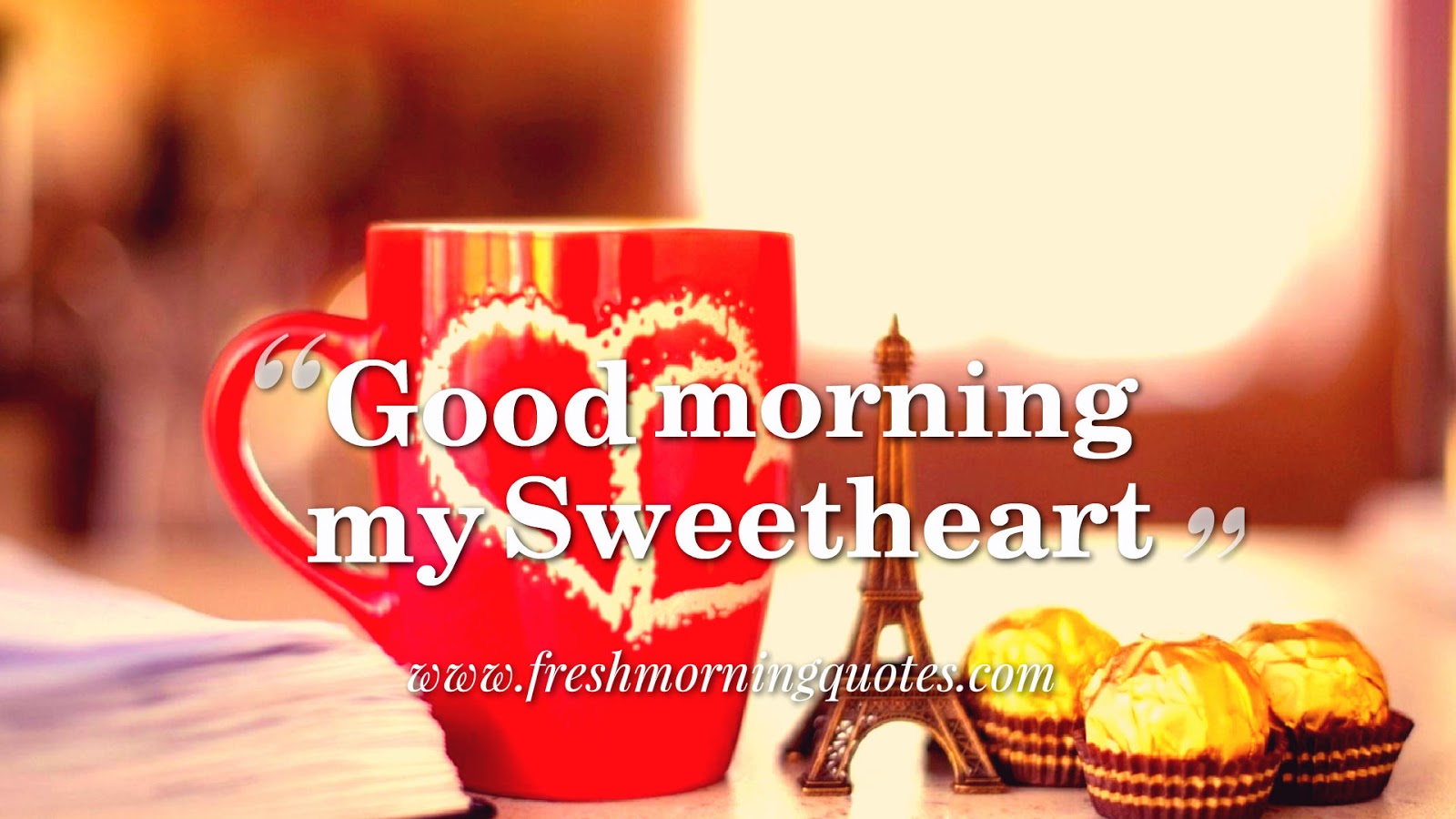 Good Morning Coffee With Love Wallpaper - Beautiful Romantic Good Morning - HD Wallpaper 