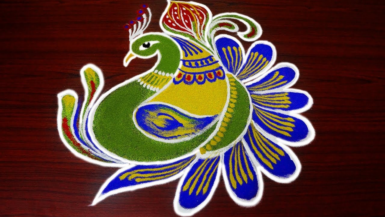 Simple Rangoli Design - Rangoli Designs For Pongal 2020 - HD Wallpaper 