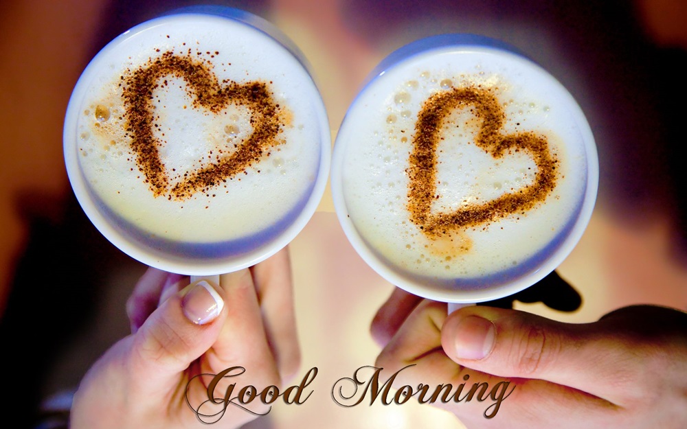 Good Morning Coffee Mug Hd Wallpaper - Cute Good Morning Love - HD Wallpaper 