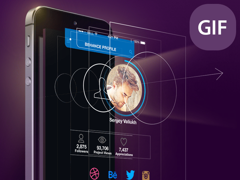 Designer Screen - Ui Design Gif - HD Wallpaper 