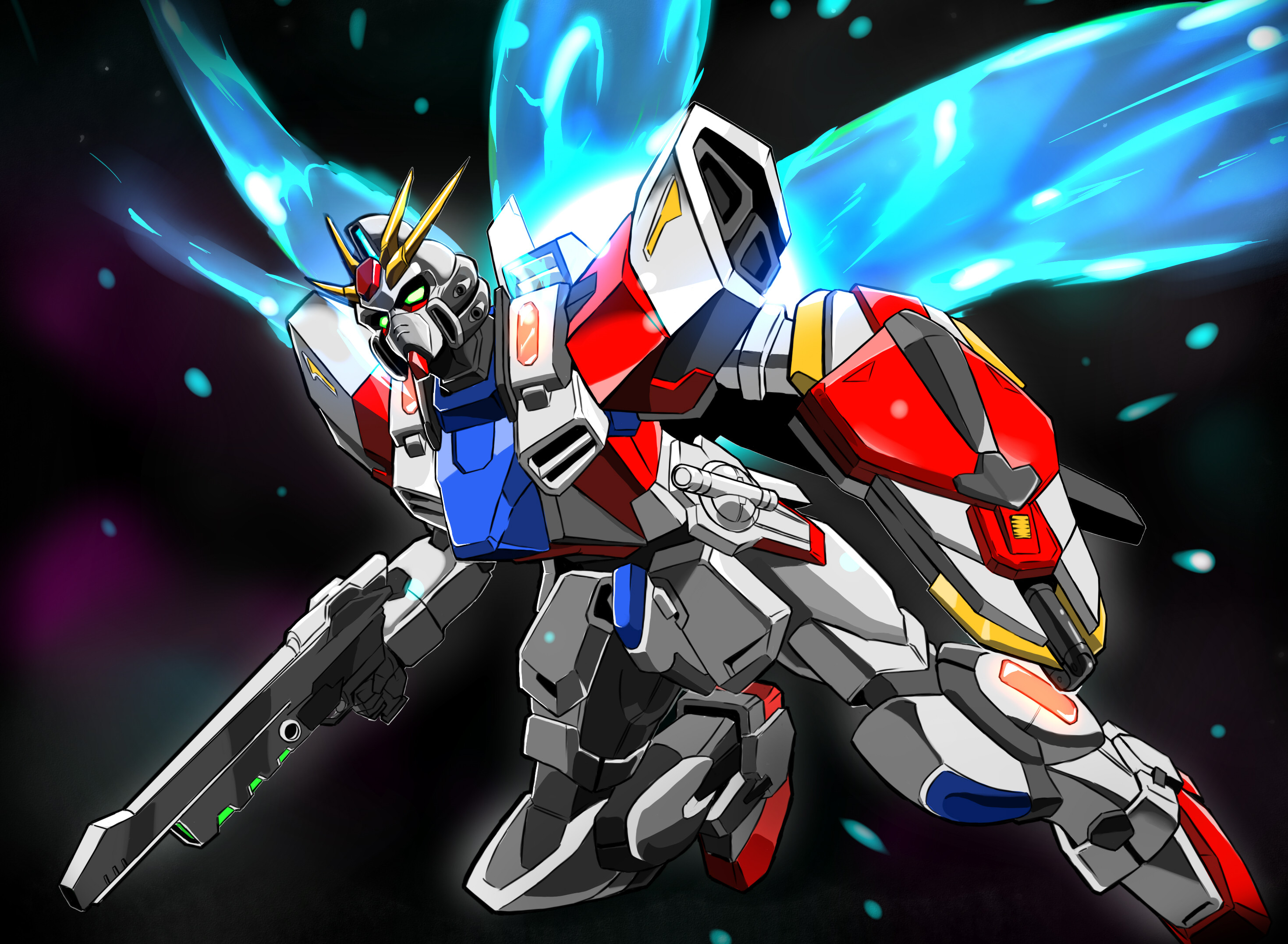 Gundam Build Fighters 9 Anime Background - Gundam Build Fighters Build Strike - HD Wallpaper 