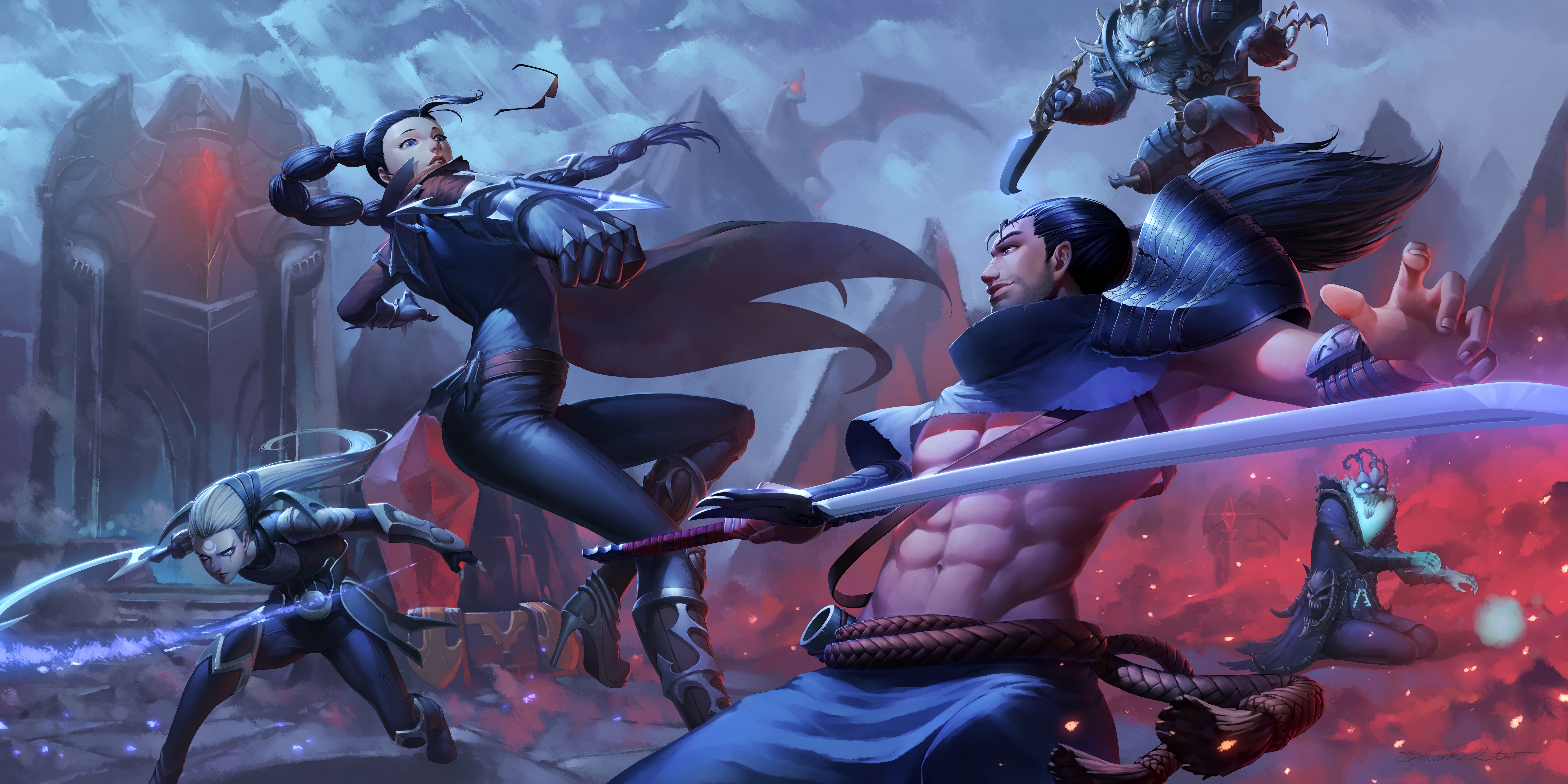 League Of Legends Vayne Comic - HD Wallpaper 