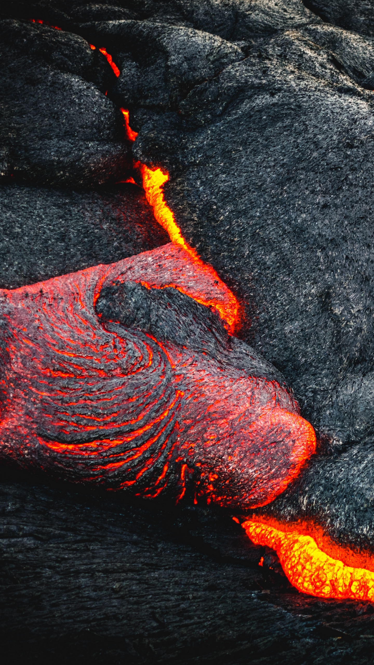 Wallpaper Lava, Fiery, Surface, Volcano - HD Wallpaper 