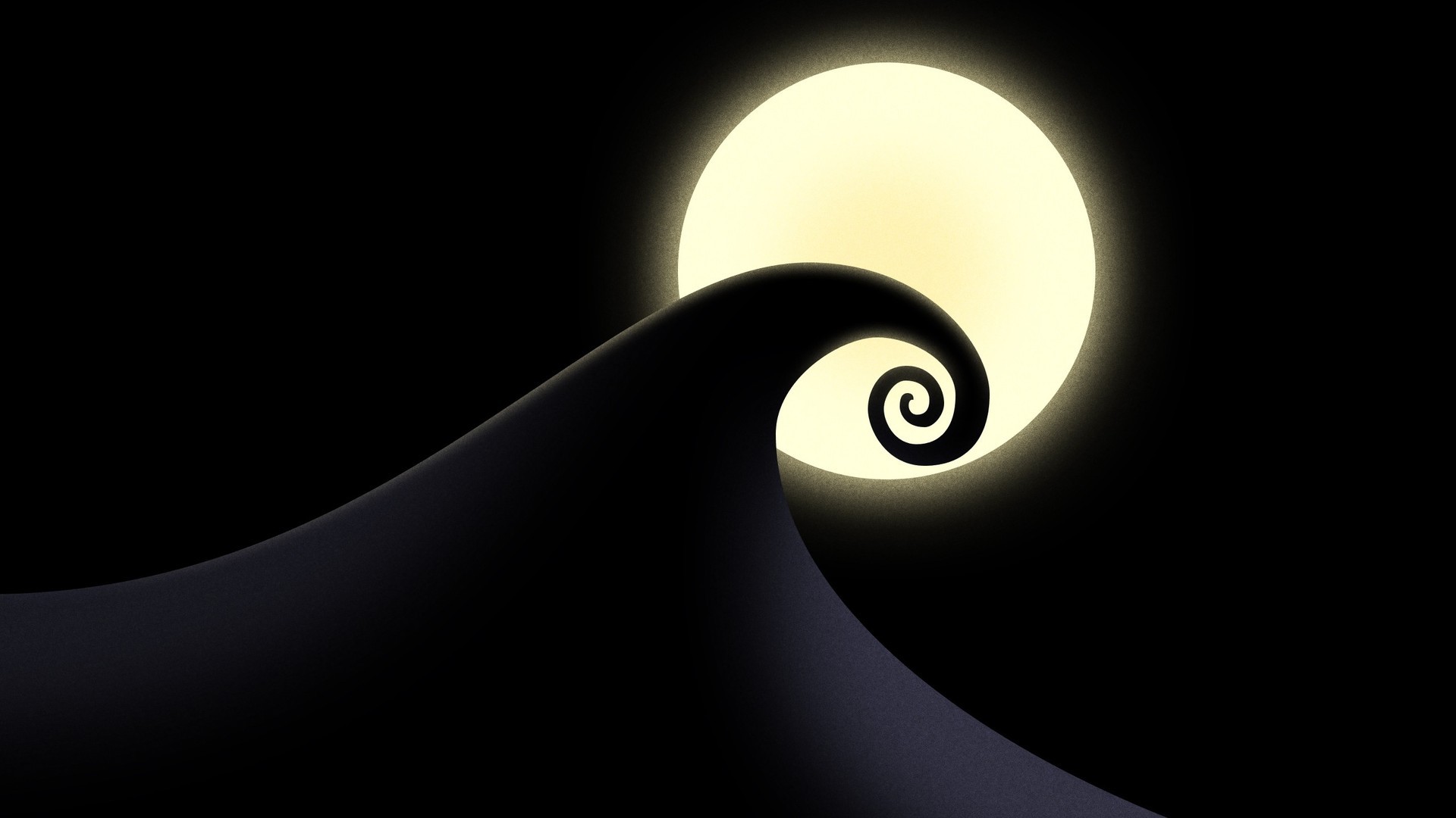 Of Nightmare Before Christmas Cell Phone Wallpaper - Spiral - HD Wallpaper 