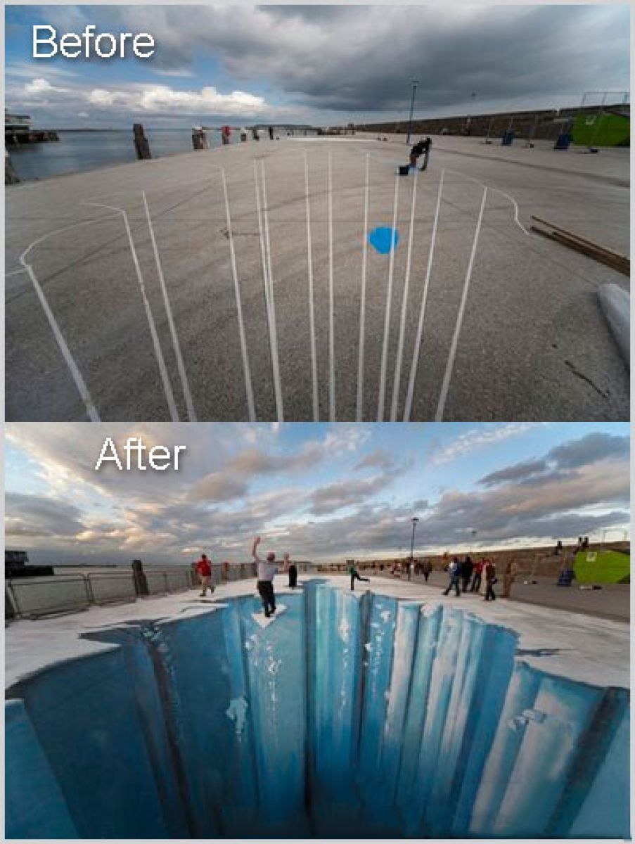 3d Optical Illusion Street Art 85 Wallpaper Street Art In 3d