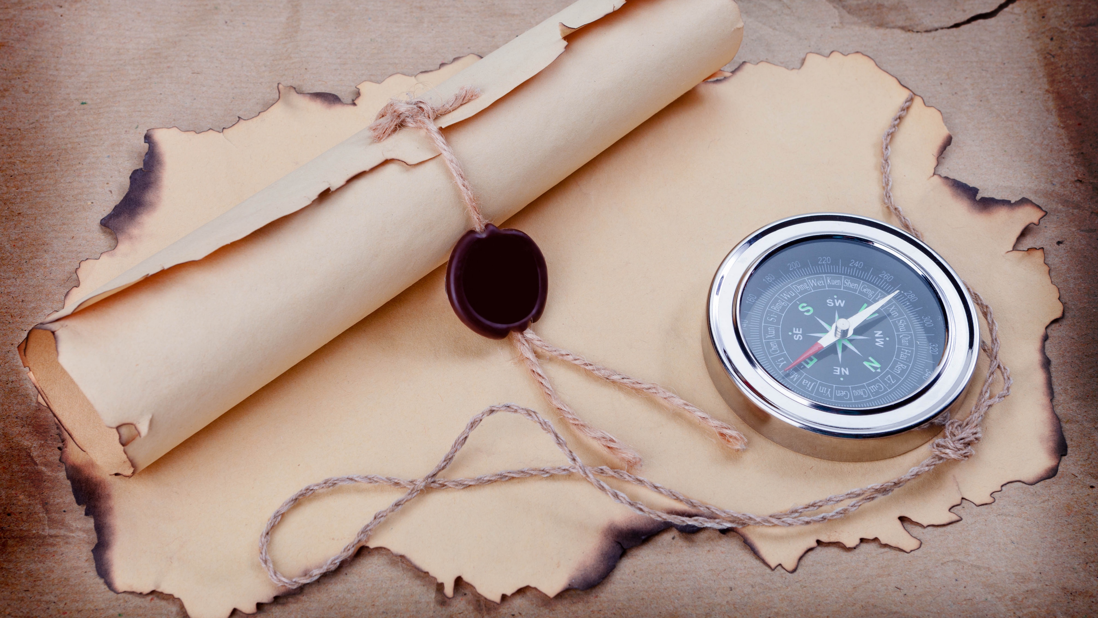 Wallpaper Compass, Paper, Letter - Compass And Paper - HD Wallpaper 
