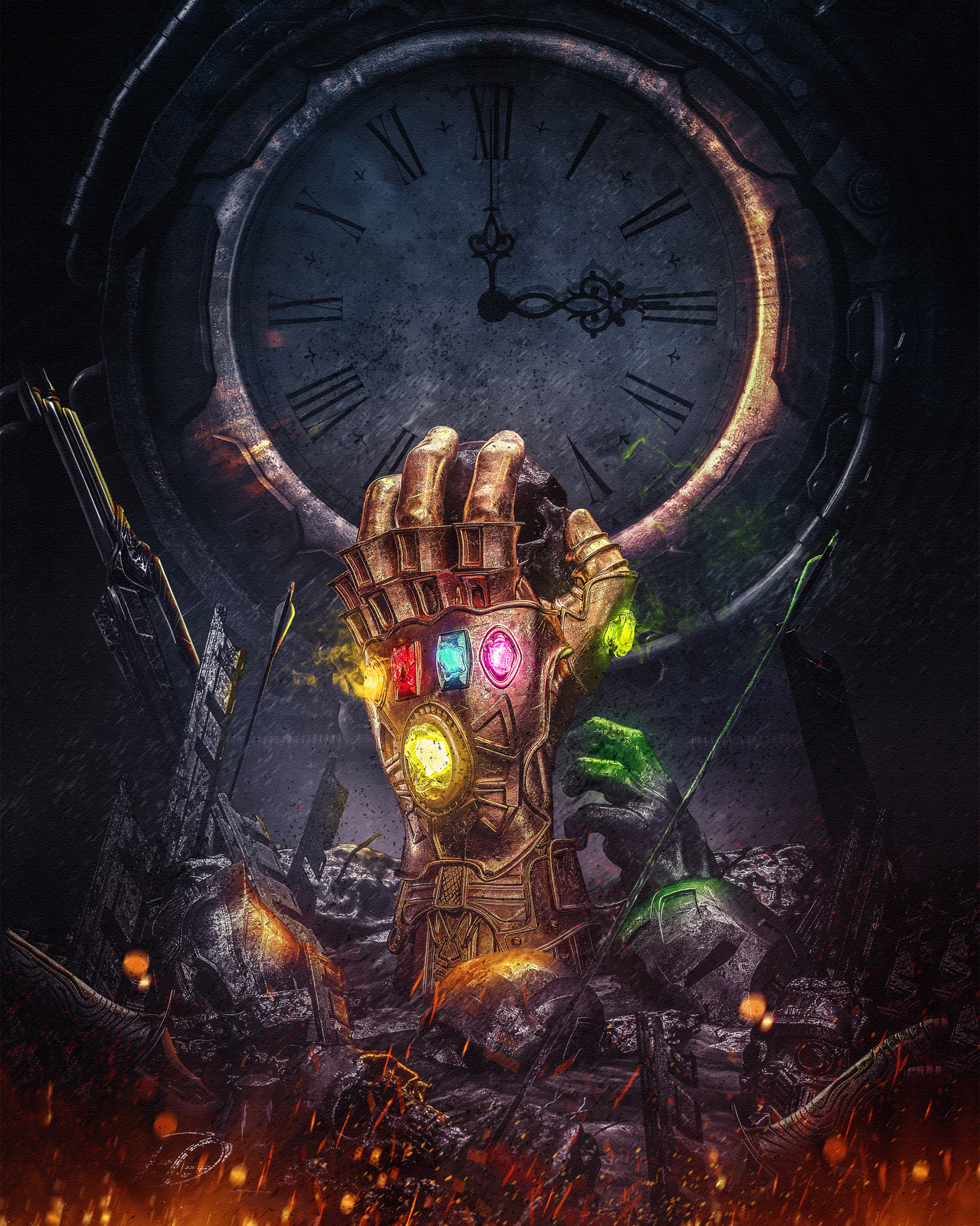 Infinity Gauntlet Wallpaper Hd - HD Wallpaper 